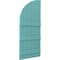 Ekena Millwork Americraft 6-Board (3 Batten) Wood Joined Board-n-Batten Shutters w/ Arch Top, ARW401BQ621X77PTH, PR ARW401BQ621X77PTH - alternate 3